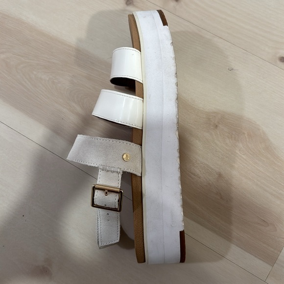 UGG braelyn platform sandal in white size 9.5 - Picture 7 of 12